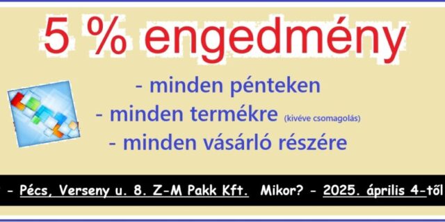 Ha péntek, akkor Z-M Pakk!
